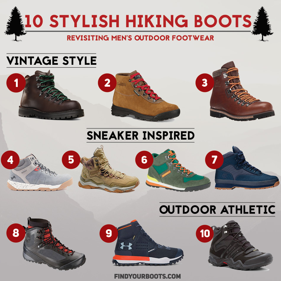 Stylish Hiking Boots For Men 