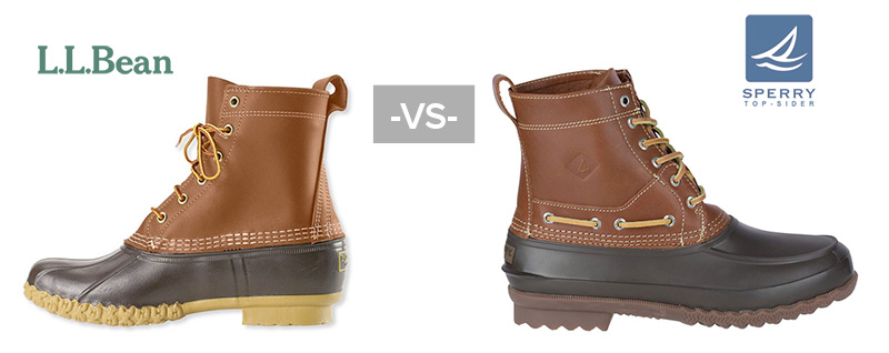 Sperry vs LL Bean Duck Boots Comparison 