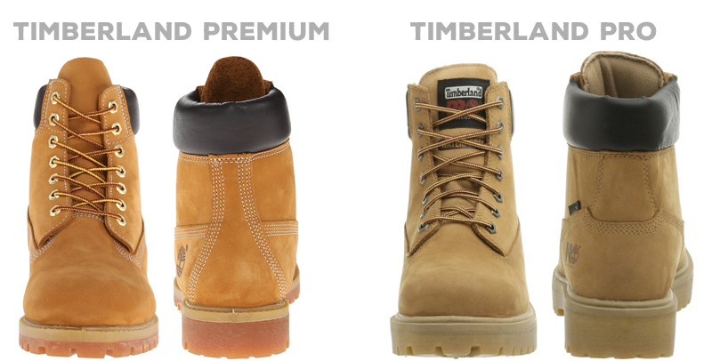 difference in timberland boots