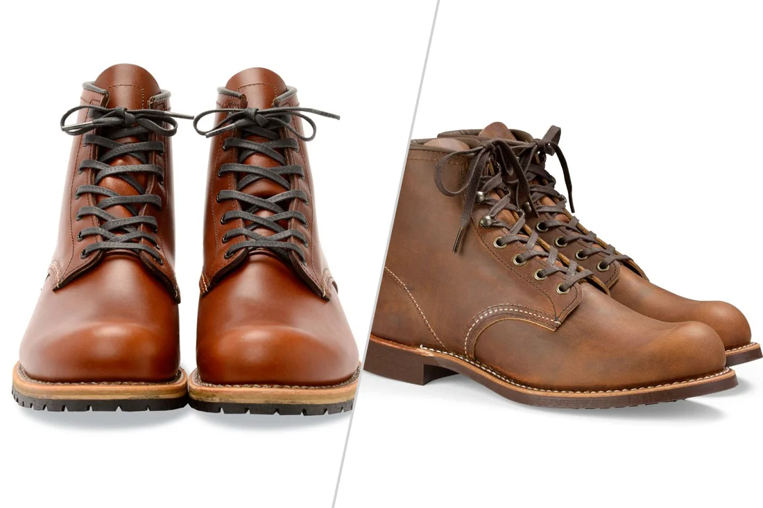 red wing leather types