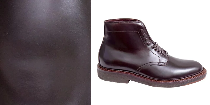 Alden Plain Toe Shell Cordovan Boots