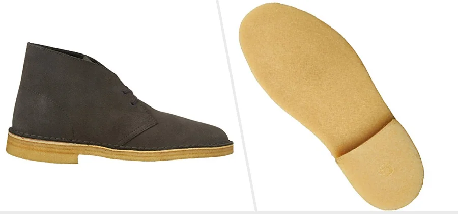 Crepe Sole Boots: Clark's Desert Boots ( Amazon )
