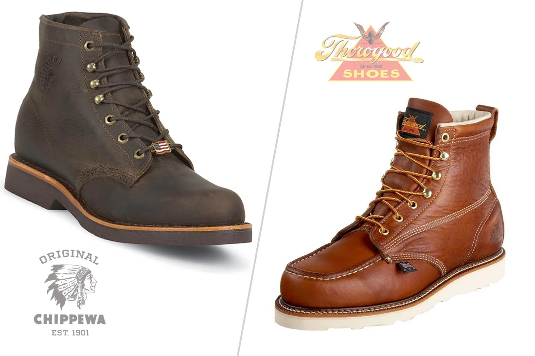 Chippewa vs Thorogood - American Made Work Boots Compared