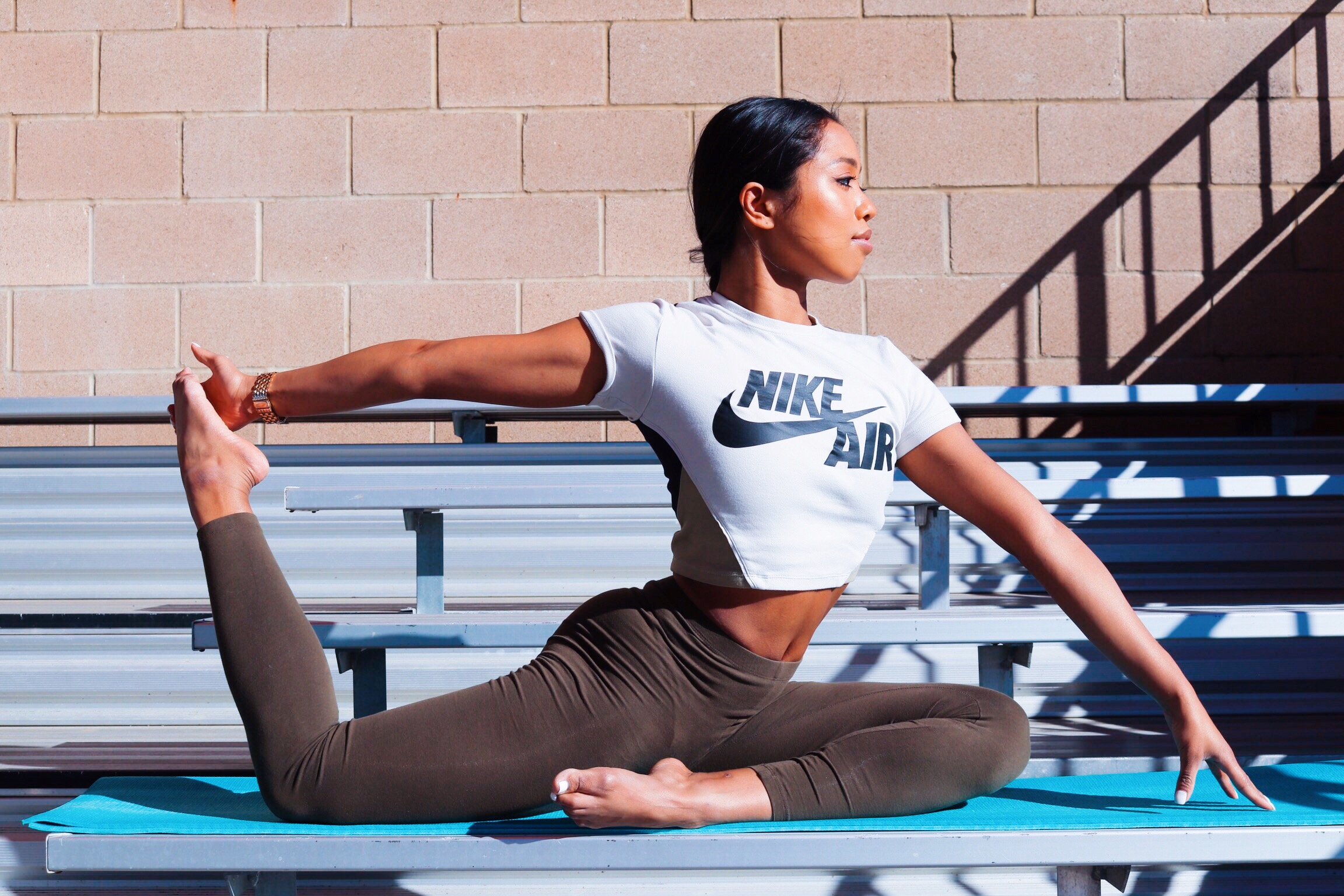 Yoga Practice Meets Fitness Routine | the Bleacher Workout — LIFE ON A MAT