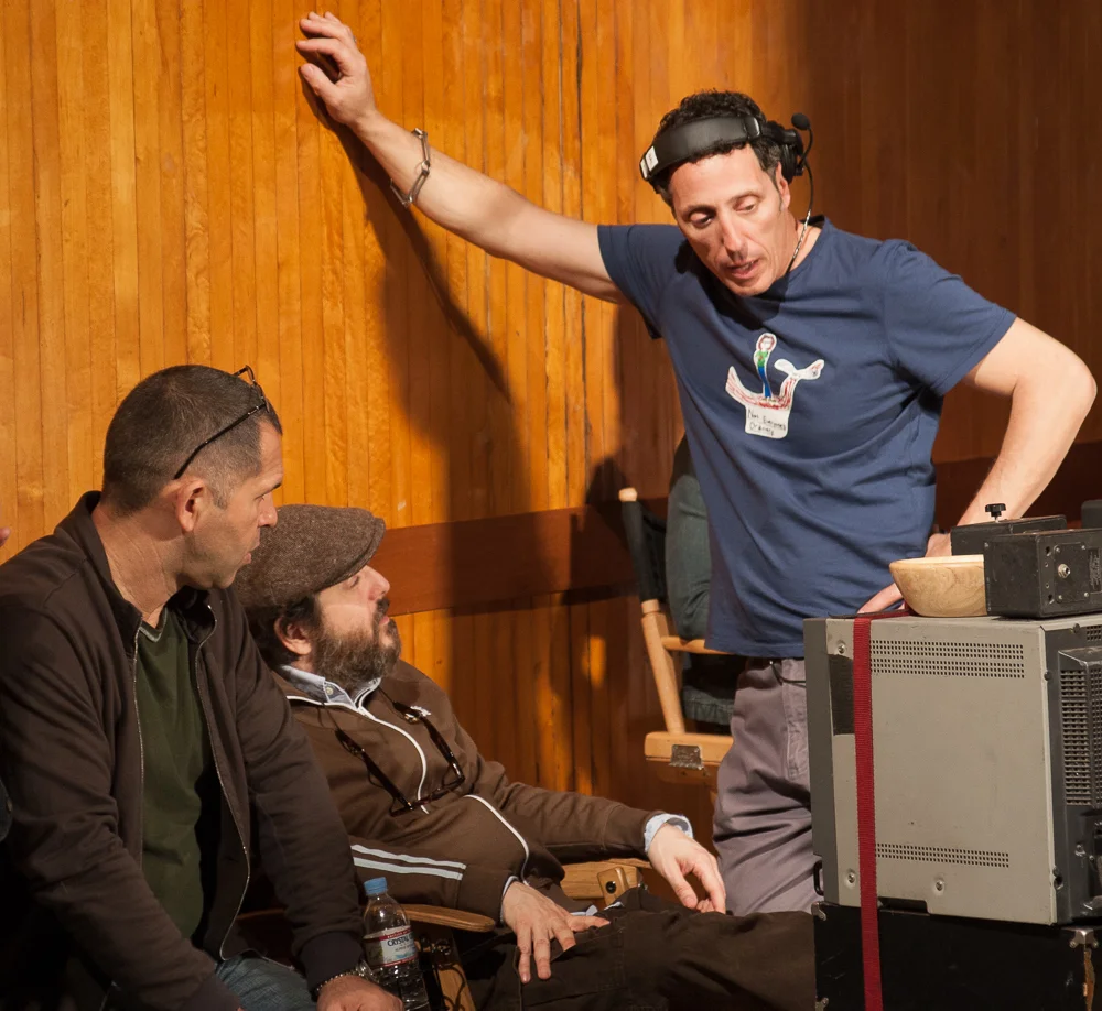 Shoot Photo (l-r) : Aris McGarry, Mark Romanek, Sal Totino