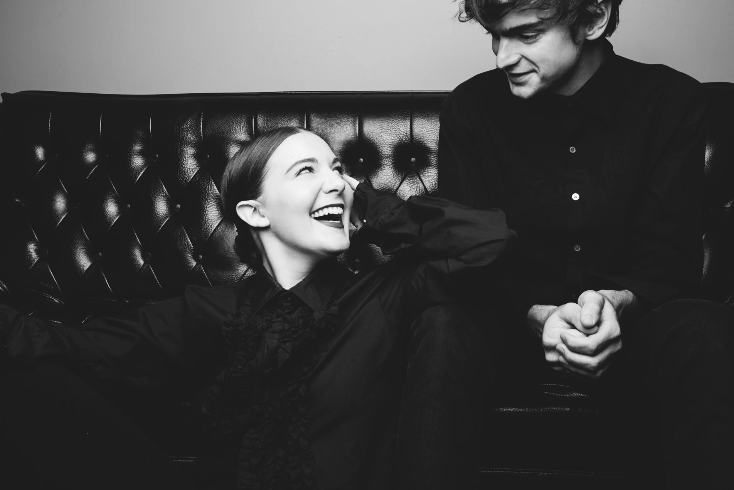 One of the few times you'll see us smile in our photo shoots. Taken by the always lovely, Karen Santos. 2017.
