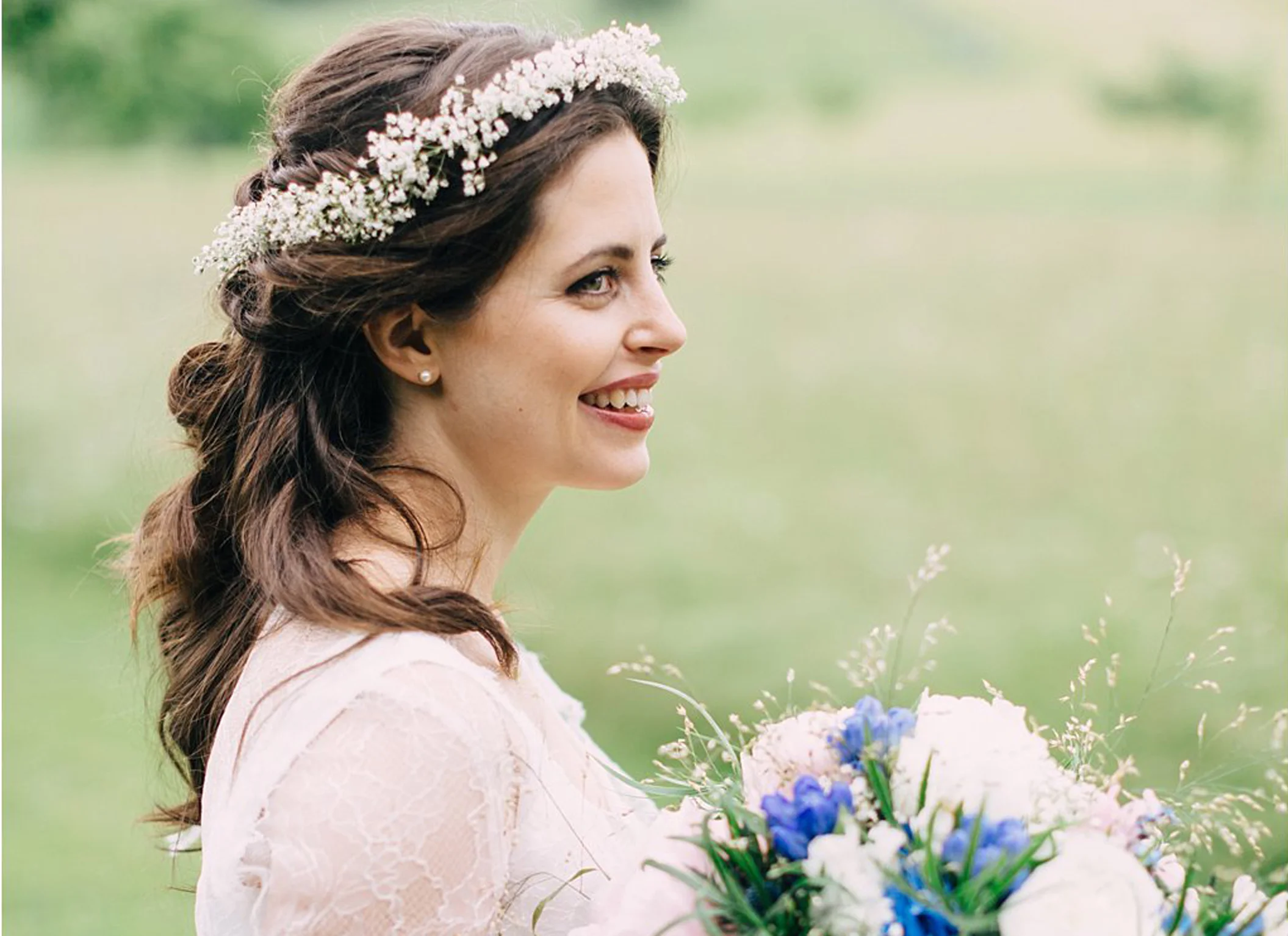 Frisch-Moderne Dekoration Blau-Gold-Rosé, Hofgut Maisenburg