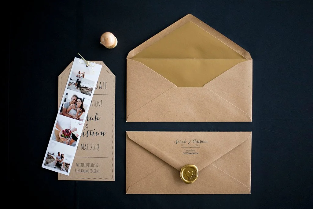 Kraftpapier-Gold Papeterie