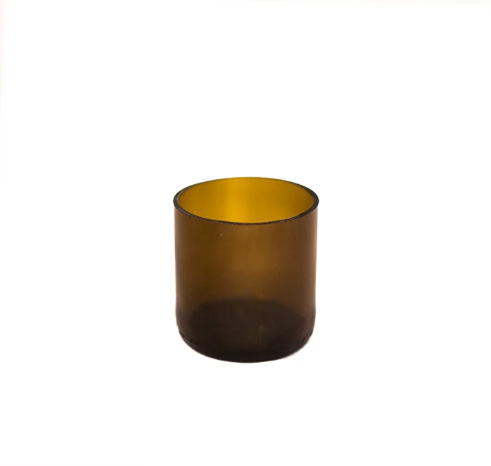 Teelichtglas Flaschenboden braun.jpg