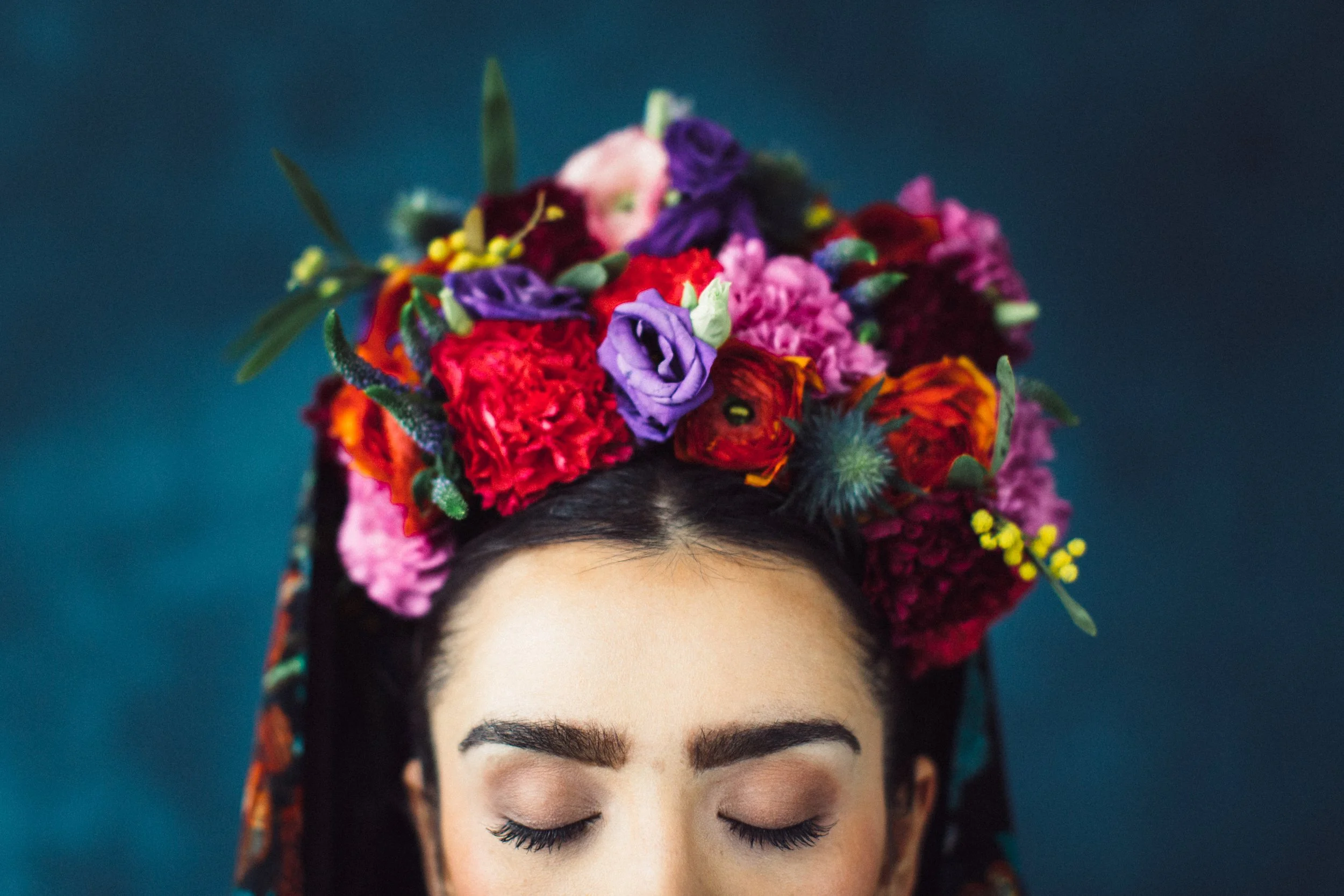 Freie Arbeit - Frida Kahlo Folklore