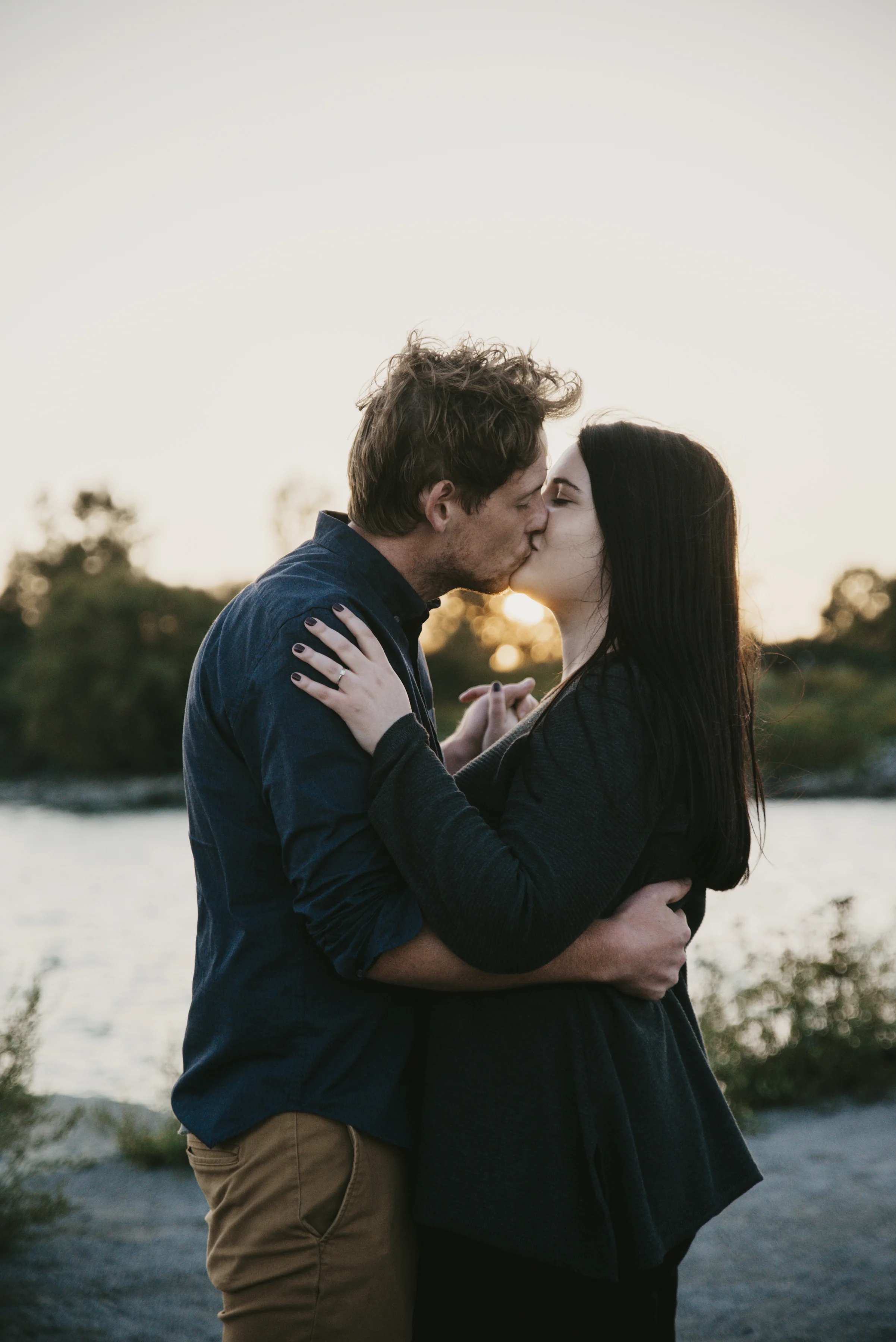 Maria &amp; Matt’s Sunset Engagement Session in Port Credit