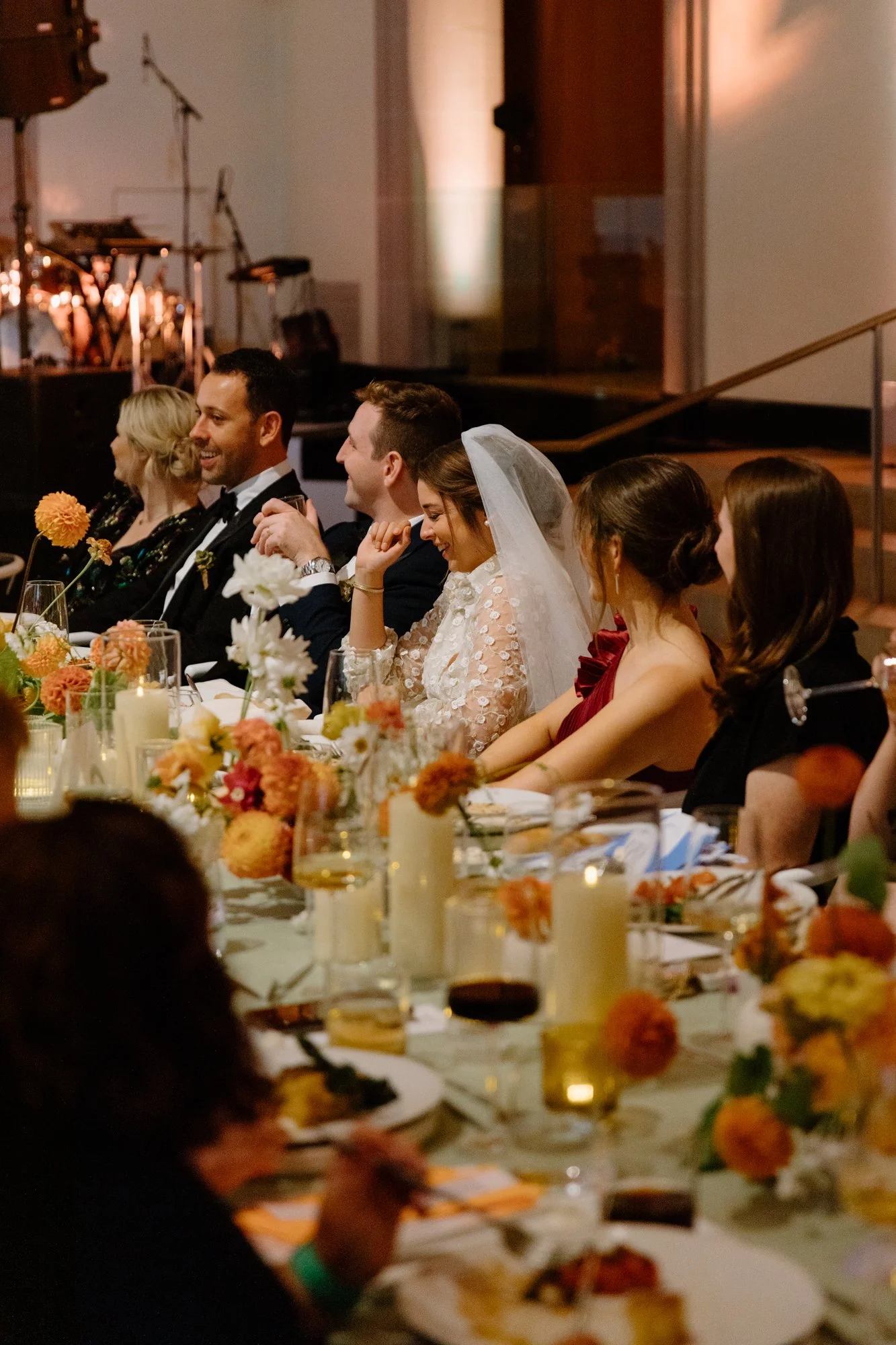 Candid wedding reception at the Art Gallery of Ontario in Toronto
