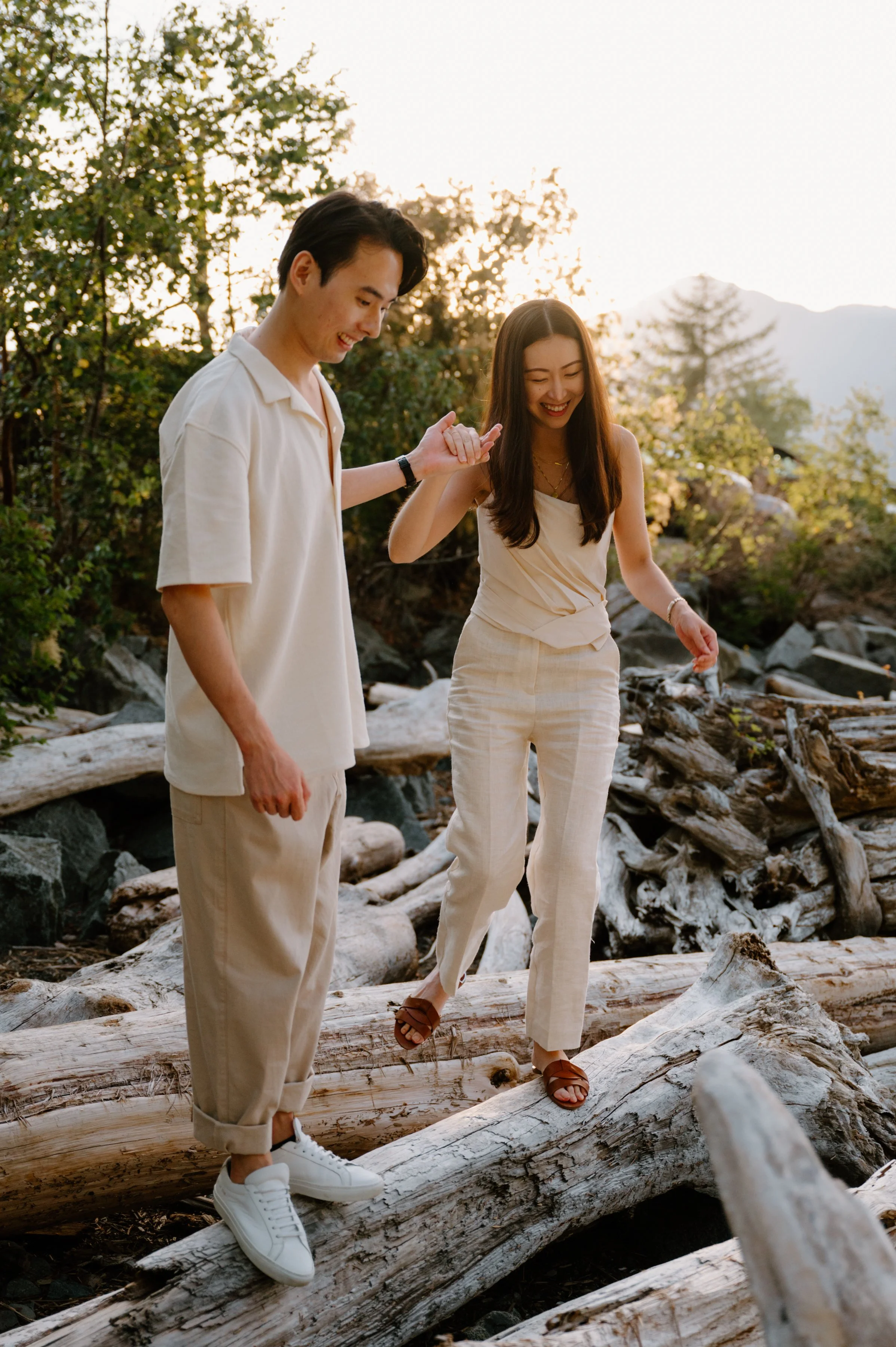 Modern wedding photography at Porteau Cove, Vancouver
