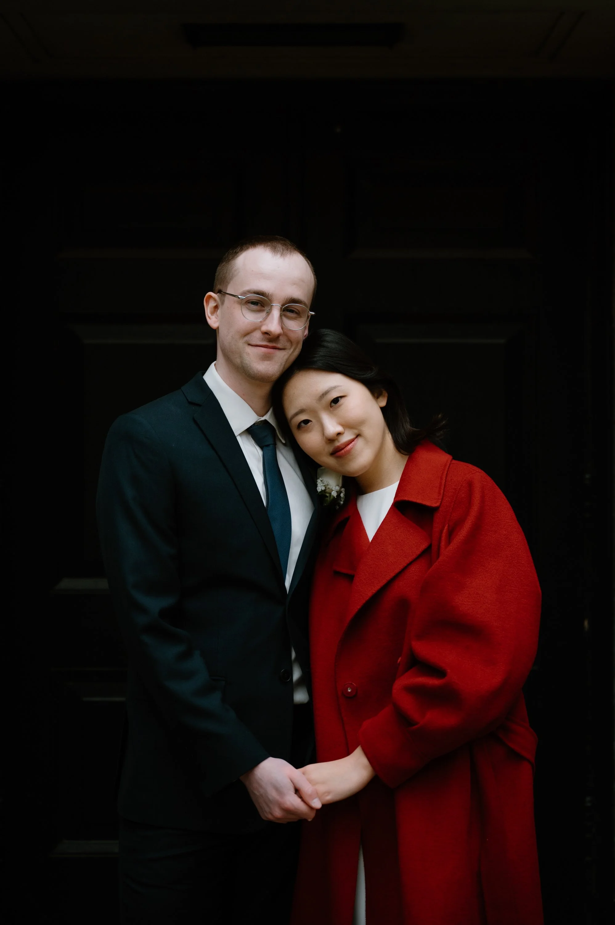 Modern and chic wedding photography at Toronto City Hall elopement