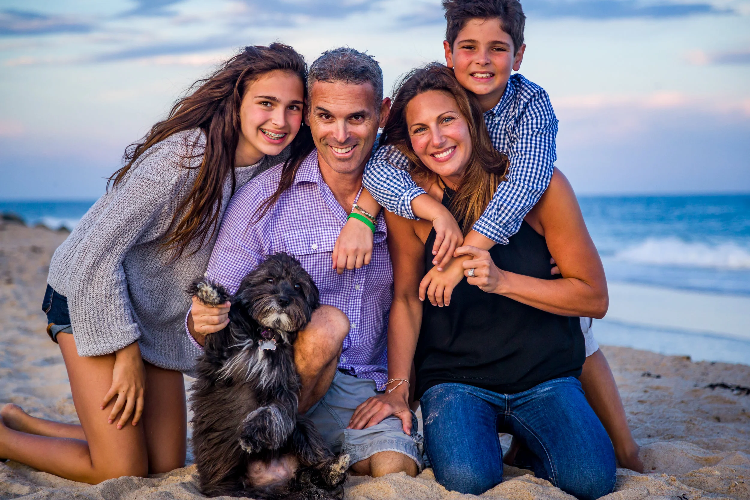 Summer Family Photos Package The Hamptons area is full of beautiful beaches to capture those perfect summer photos of your kids, the entire family, and even your pets. Matthew will accompany you and your family to the beach and help to plan and execute a shoot that takes advantage of what photographers refer to as the "Golden Hour"!