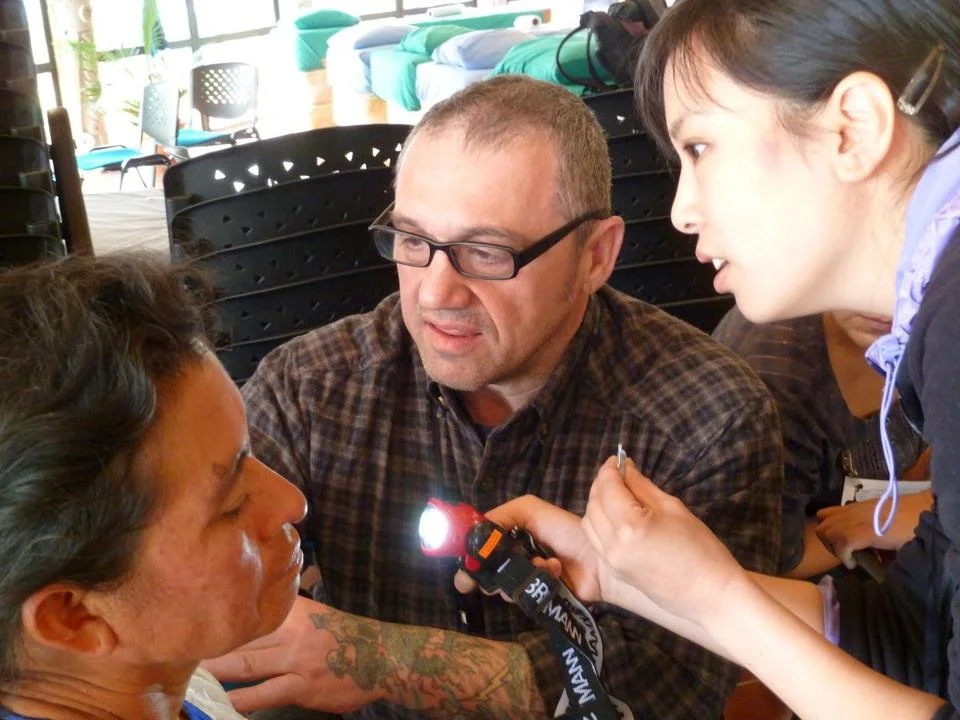 Yefim Gamgoneishvili during an aide trip to Guatemala