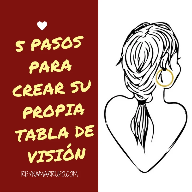 5 pasos para crear su propia tabla de visión