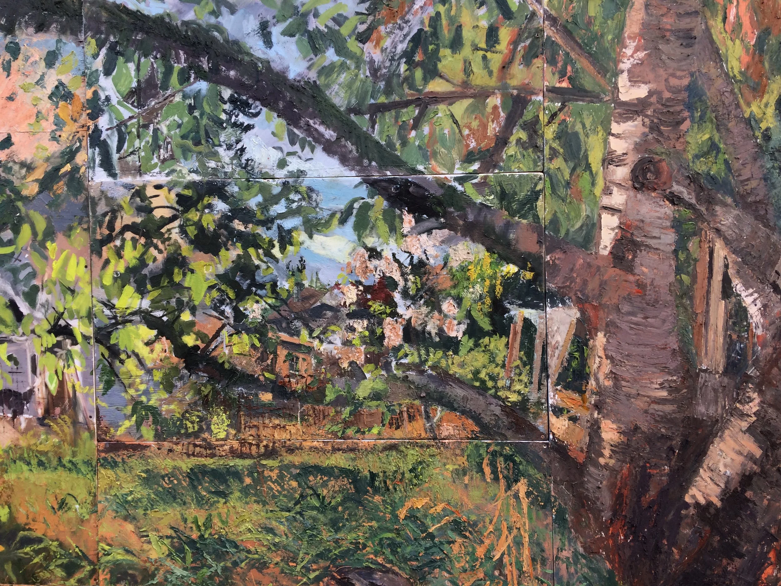 Backyard on Evanston (Summer), detail