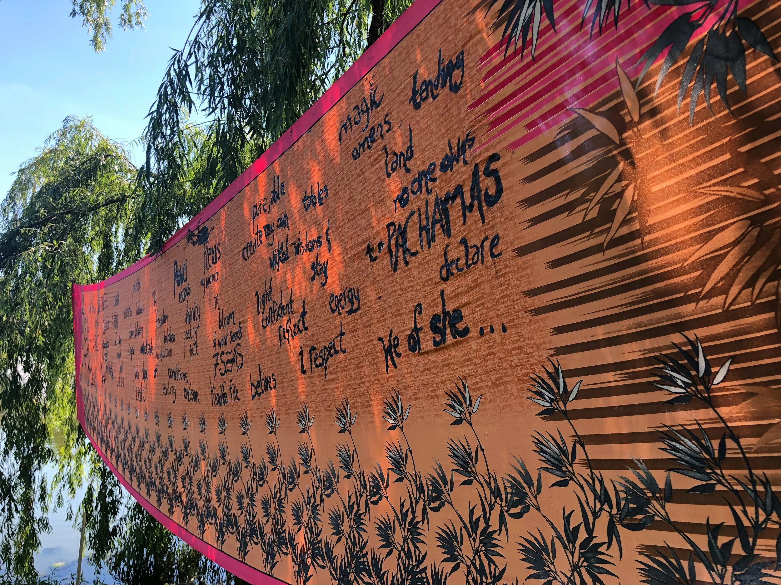 Arts in the Park: The Words We Wear, Anusha Mehar 2022