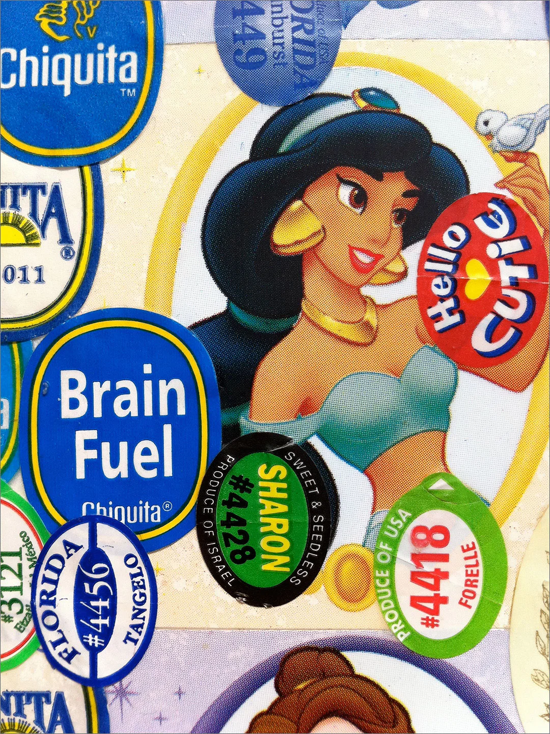 Kitchen Art 63, Brain Fuel. Detail.