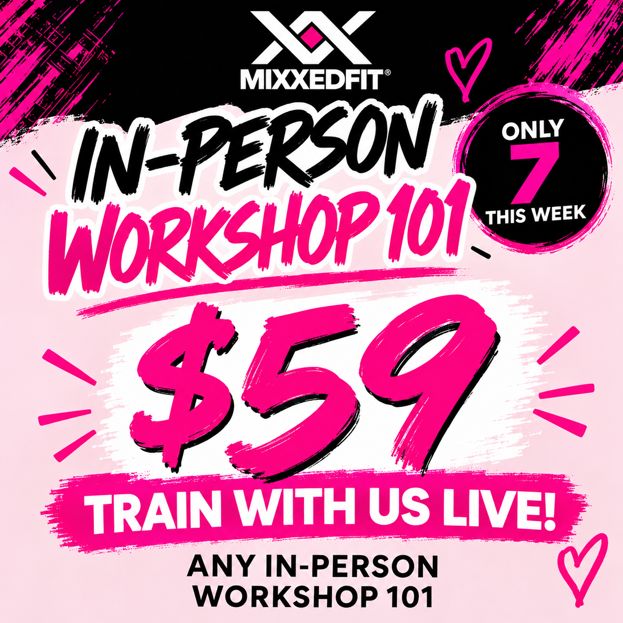 The Weekly Specials | $59 In-Person Workshop 101