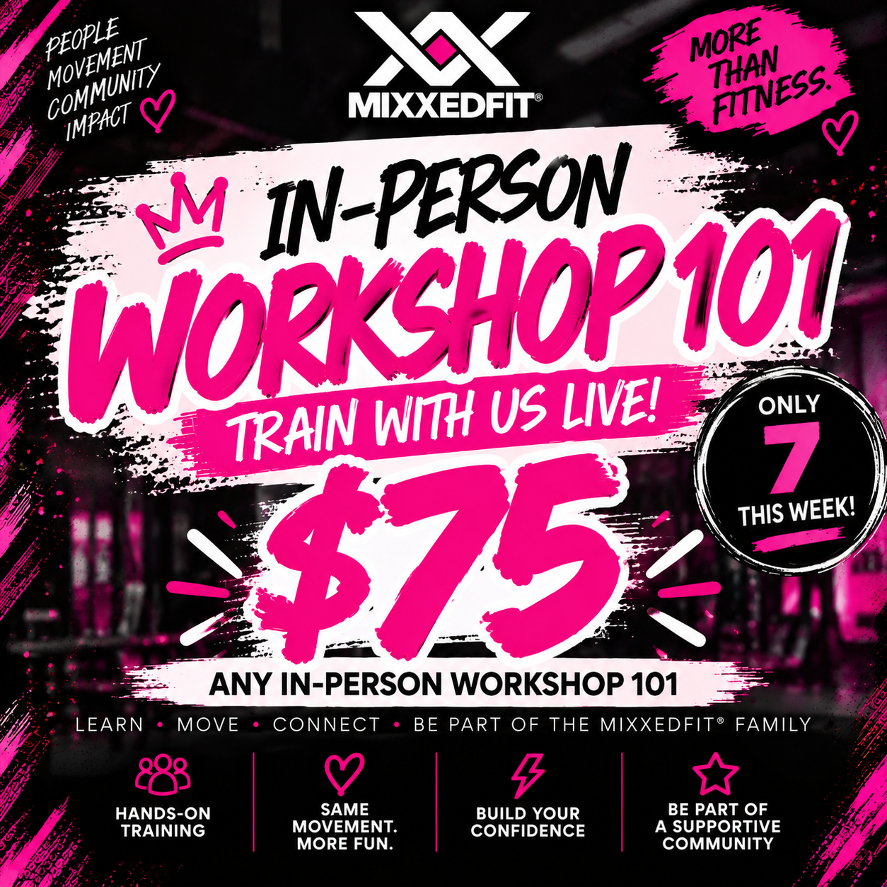 The Weekly Specials | $75 In-Person Workshop 101