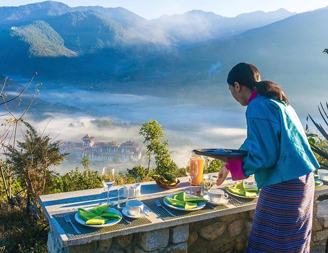 I seriously never thought my day would get better after experiencing this view, but being served breakfast here was literally the cherry on top. Dhurma Farm Resort is a family business that serves fresh fruit and vegetables straight from their garden