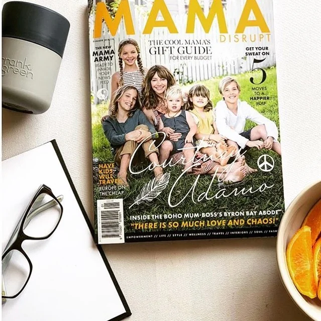 We love this flat lay shot by @kombilife featuring the super cool @mamadisrupt designed by yours truly @legroupcreative Visit mamadisrupt.com.au to get your copy now 💖