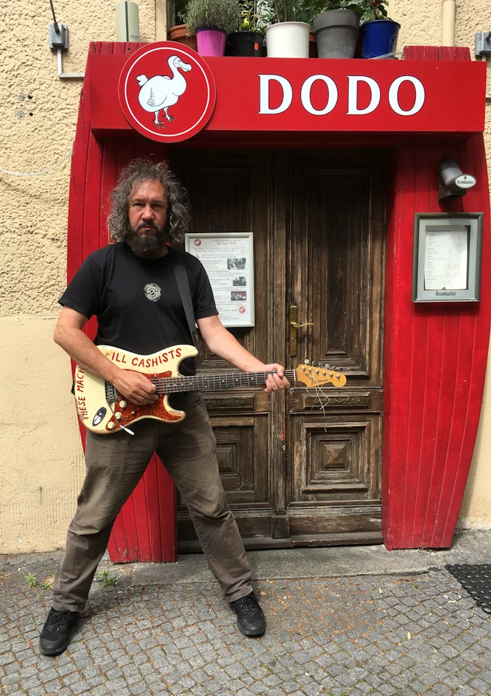 At Club Dodo, Berlin, run by Impresario Rolf! June 2016.