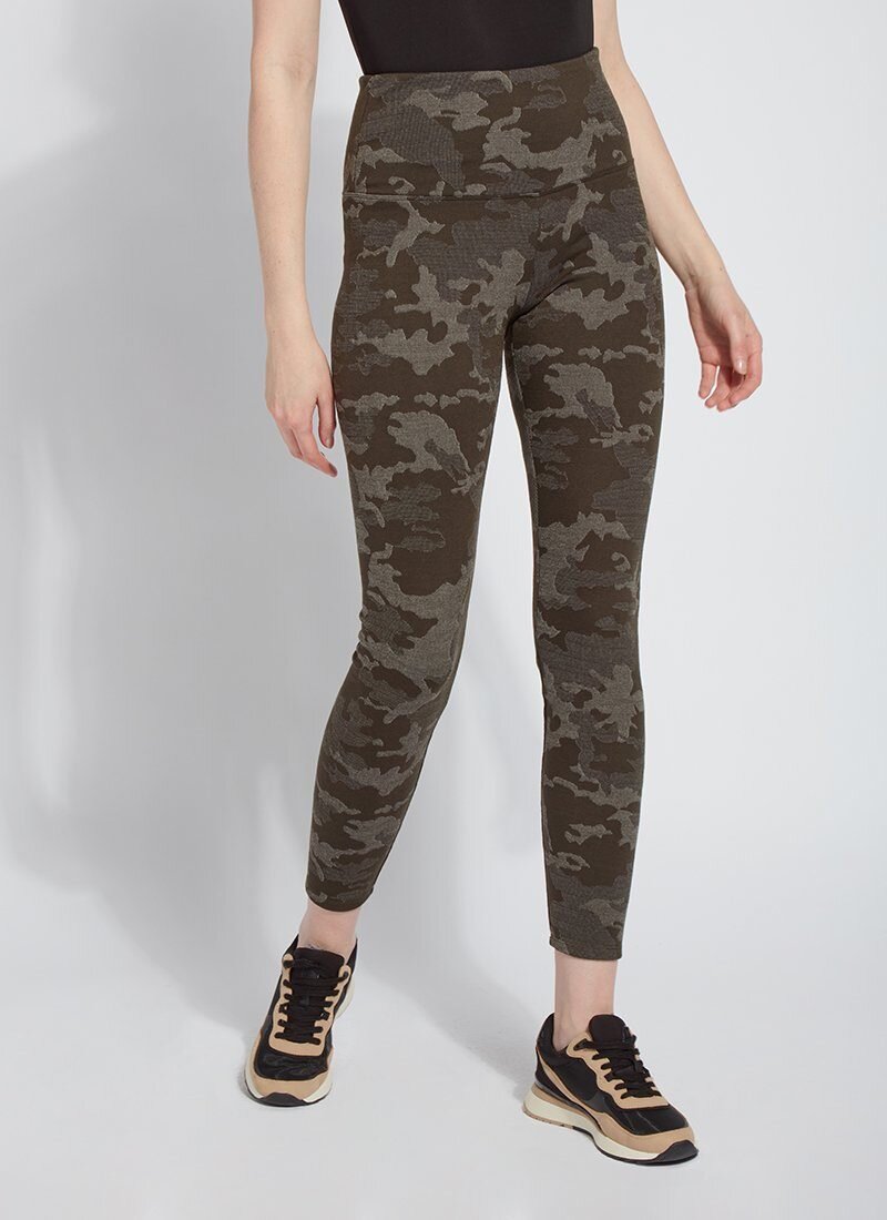 Signature Legging by Lysse: Deep Olive Camo — Personally Yours