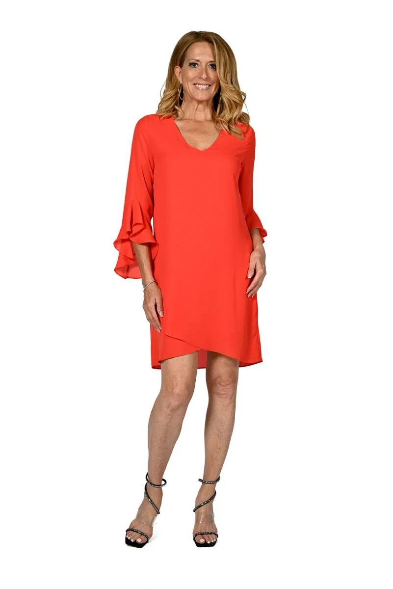 strapless open back dress Frank Lyman