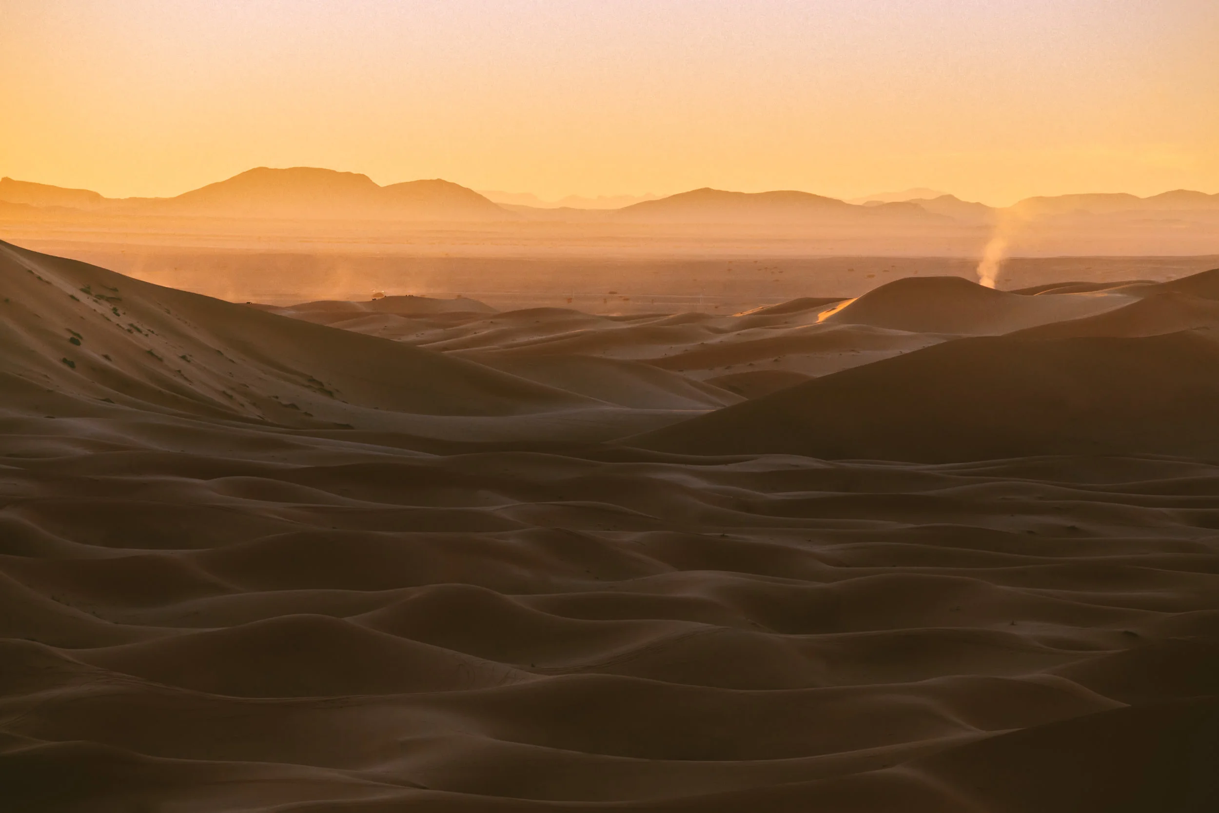Sunset in Sahara