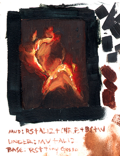 Color study from first "Glossai Pyros"
