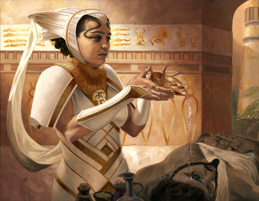 "Vizier of Remedies" 14x18" oil on panel Original sold