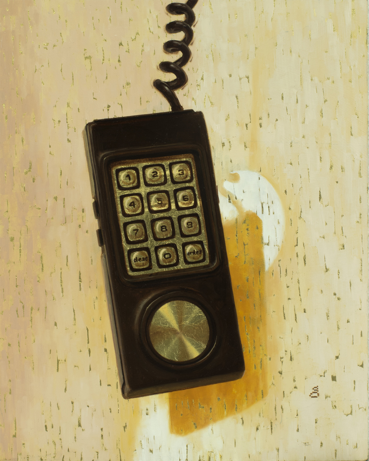 "Intelligent Design, P1" 8x10" oil over acrylic on panel