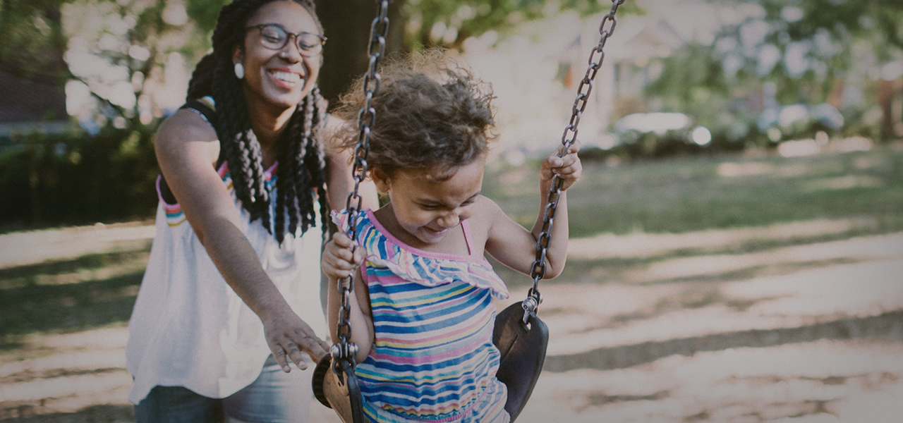 Sister swinging