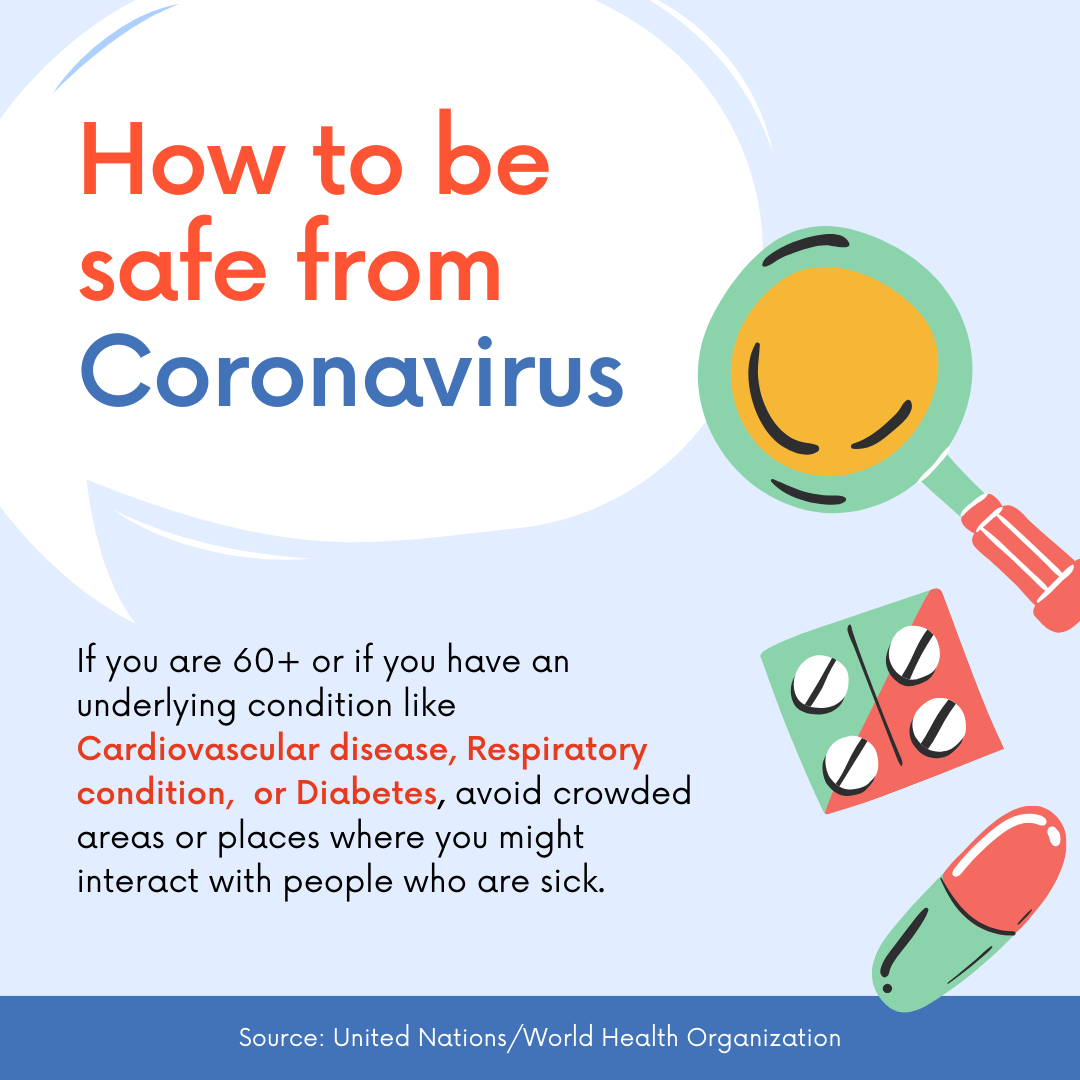 Blue and Orange How to Be Safe from Coronavirus Instagram Post.png