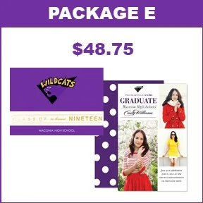 Includes: 25 Wildcat Graduation Announcements 25 Photo Card Grad Party Invites