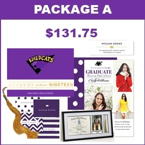 Includes: 25 Wildcat Graduation Announcements 25 Photo Card Grad Party Invites 25 Graduation Thank You Cards 60 Grad Return Address Labels 2019 Wildcat Mascot Tassel Deluxe Graduation Keepsake Frame