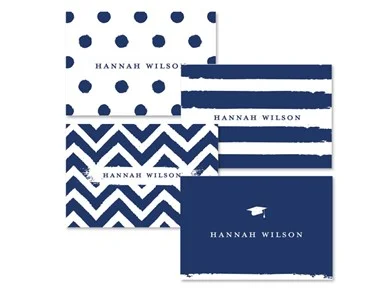 Personalized Thank You Cards: Thank your biggest supporters & those that give you graduation gifts. Assorted designs and colors available.
