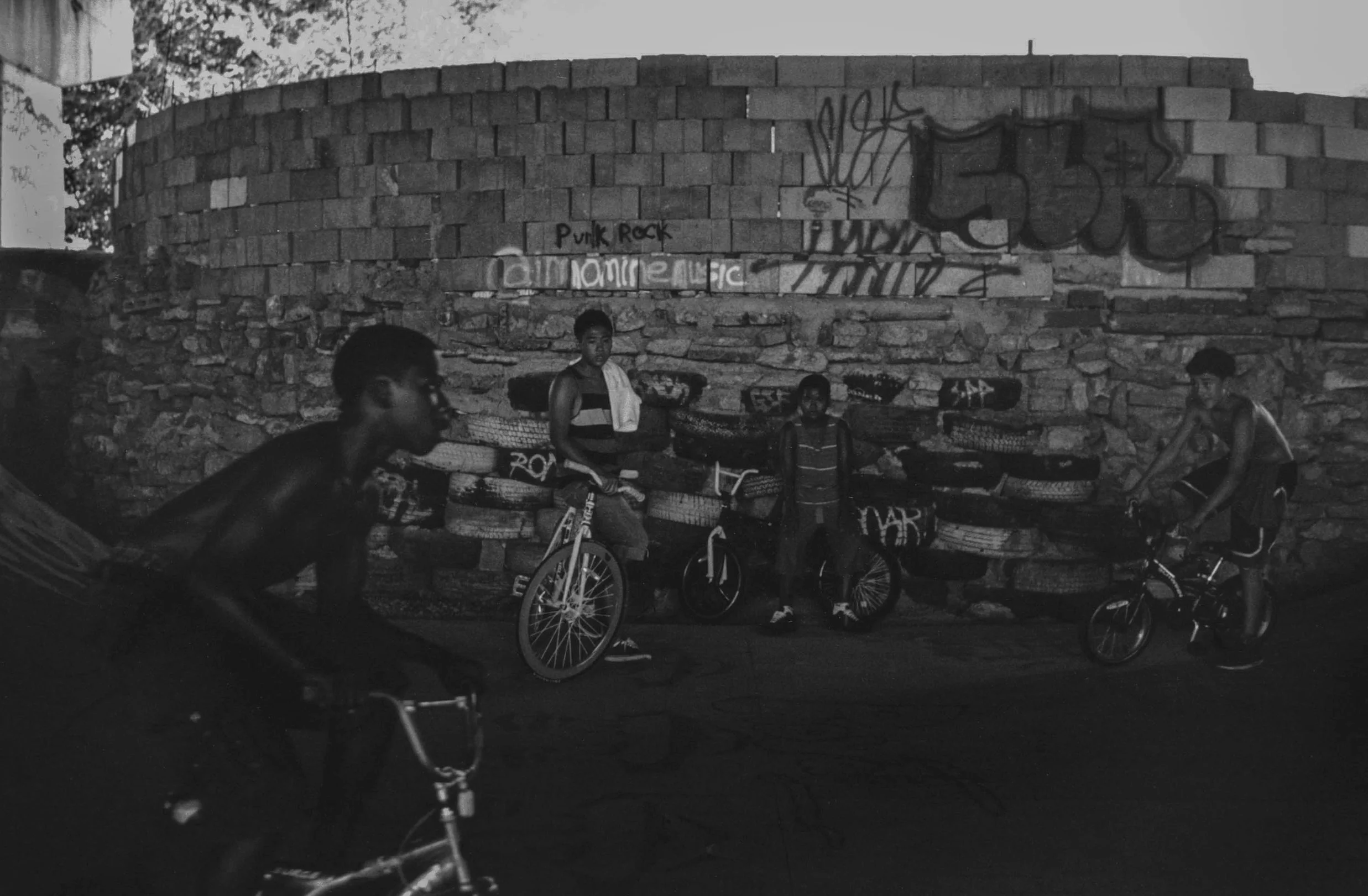 Four Kids in the Half-Pipe