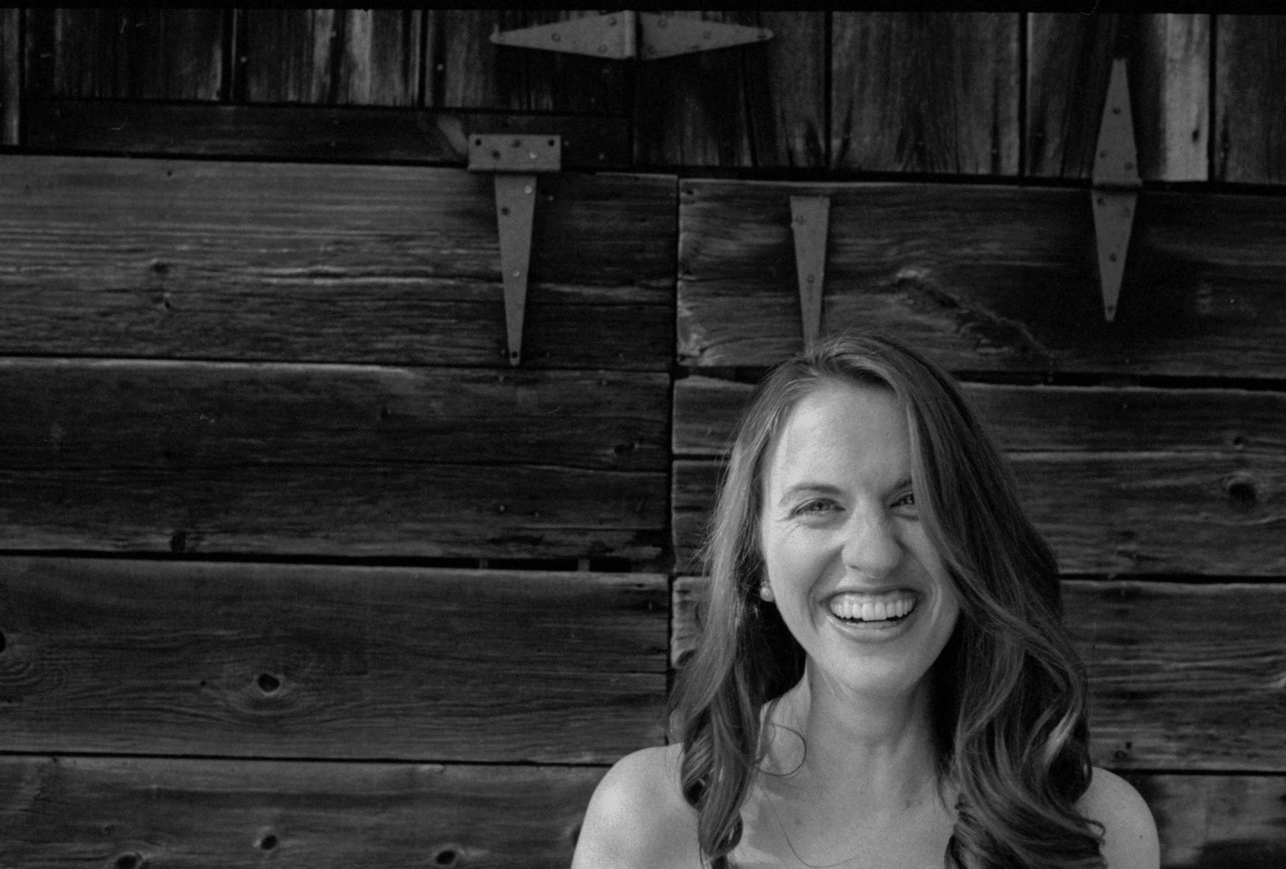 Jen at Becky's Wedding
