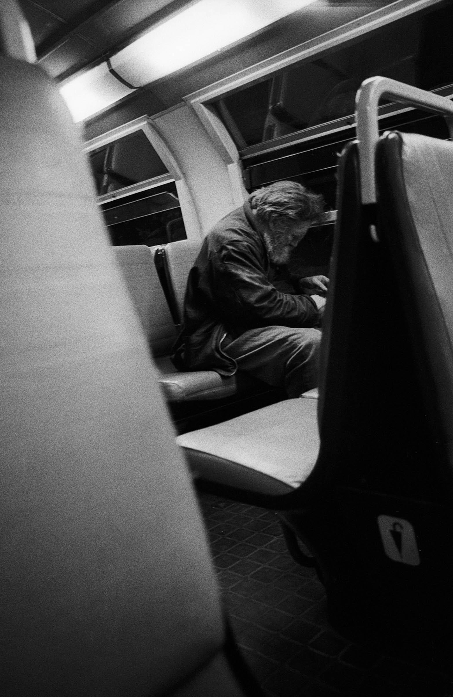 Man on Metro