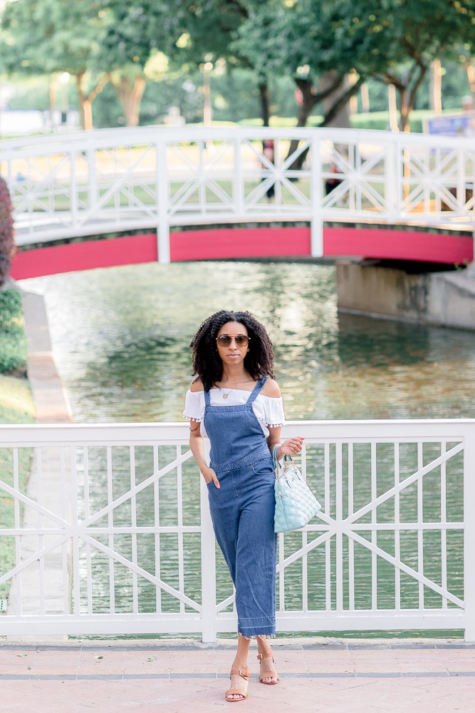 How to Style Wide Leg Denim Overalls — Love With Lana | Life and Style Blog