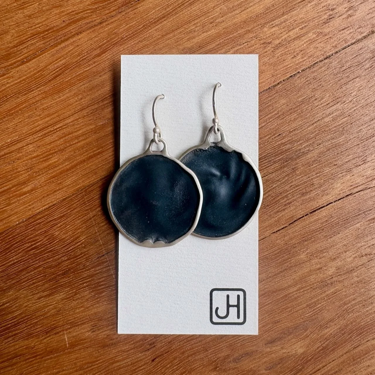 STERLING SILVER MEDIUM EARRINGS  - by Jill Hermans