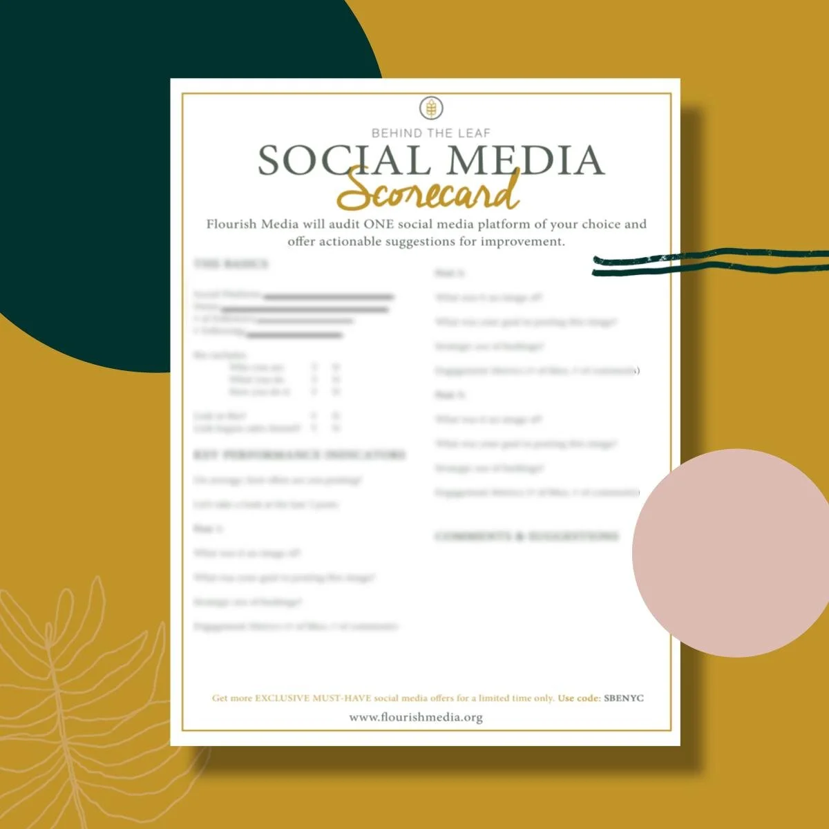 Social Media Scorecard | Audit On-Demand 