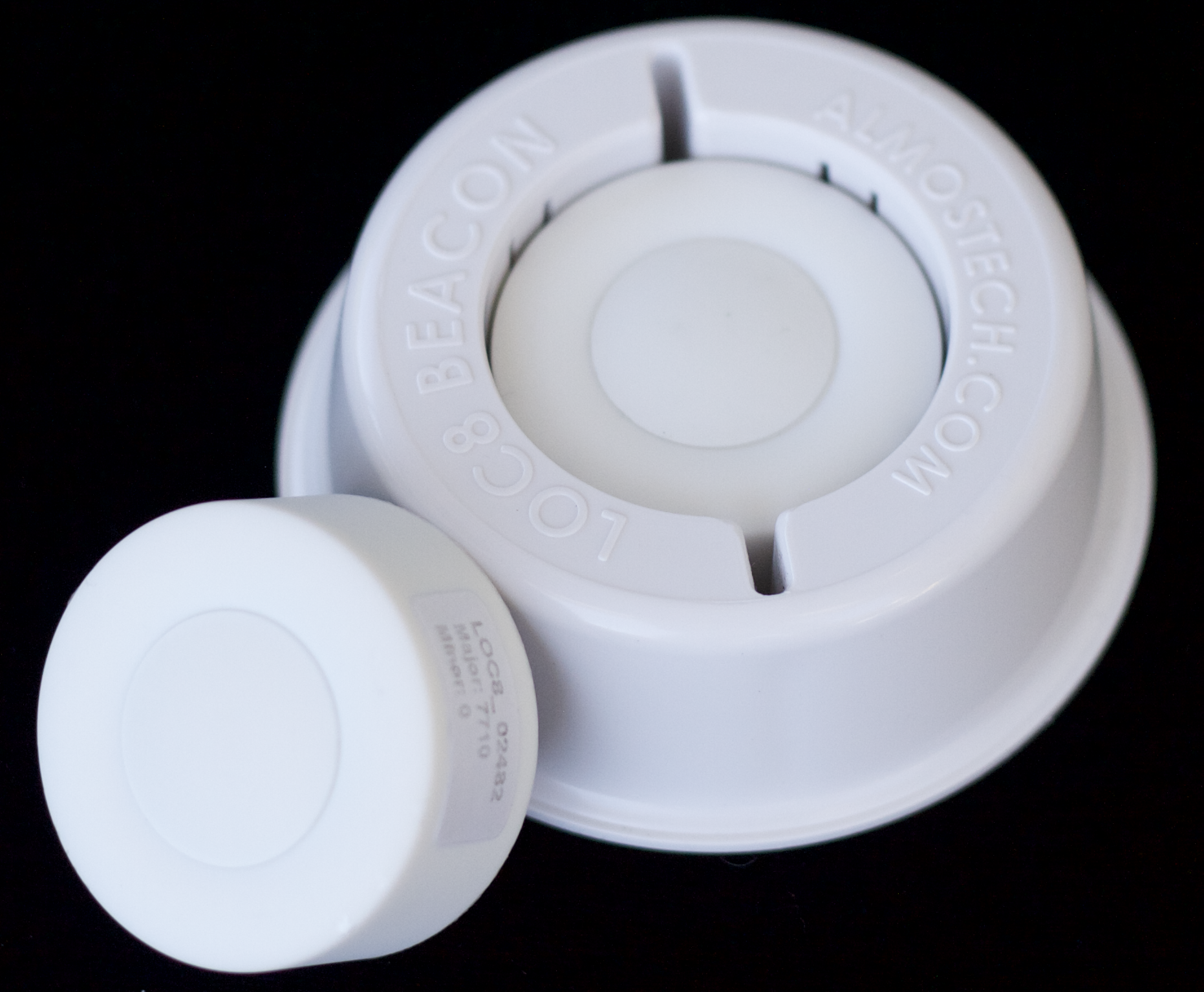 BLE Beacon in LOC8 Custom Surround for quick and easy installation. No more table modifications.