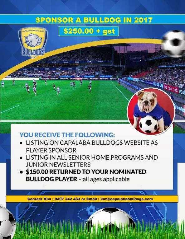 Looking for a way to reduce fees?.....Player Sponsorship