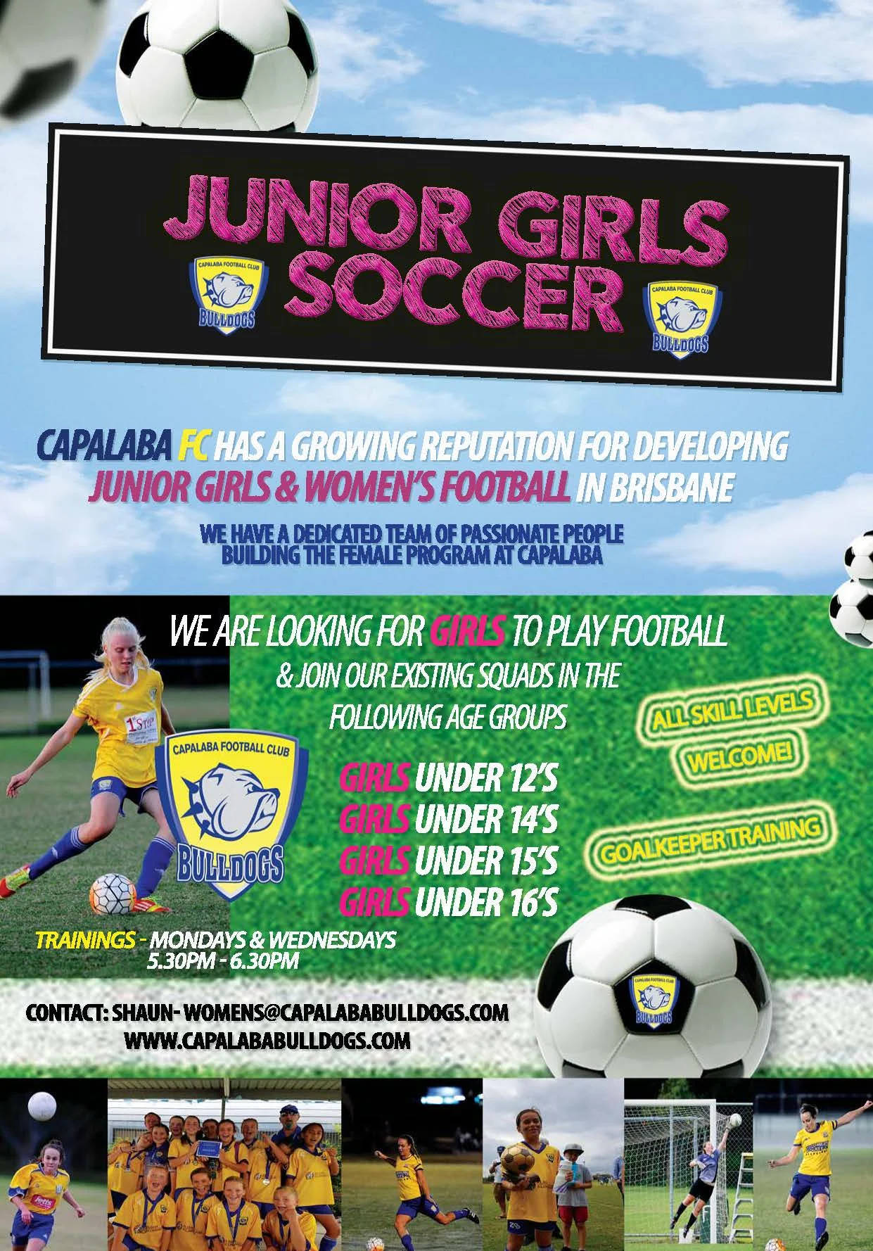 Junior Girls Players Needed...