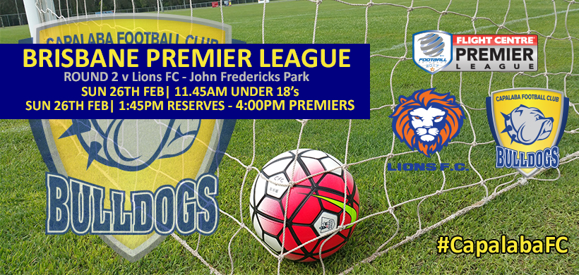 BPL Capalaba FC Vs Lions FC this Sunday!